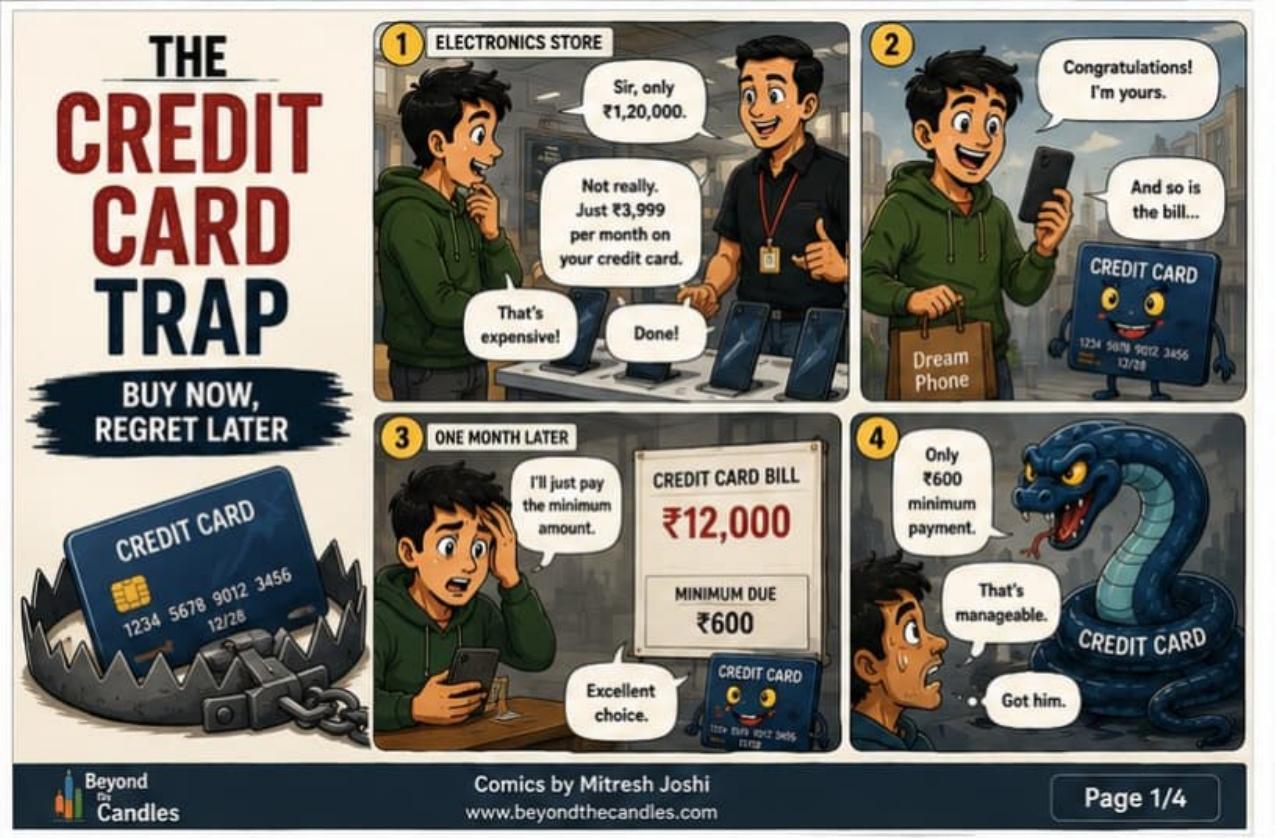 The Credit Card Trap comic book cover